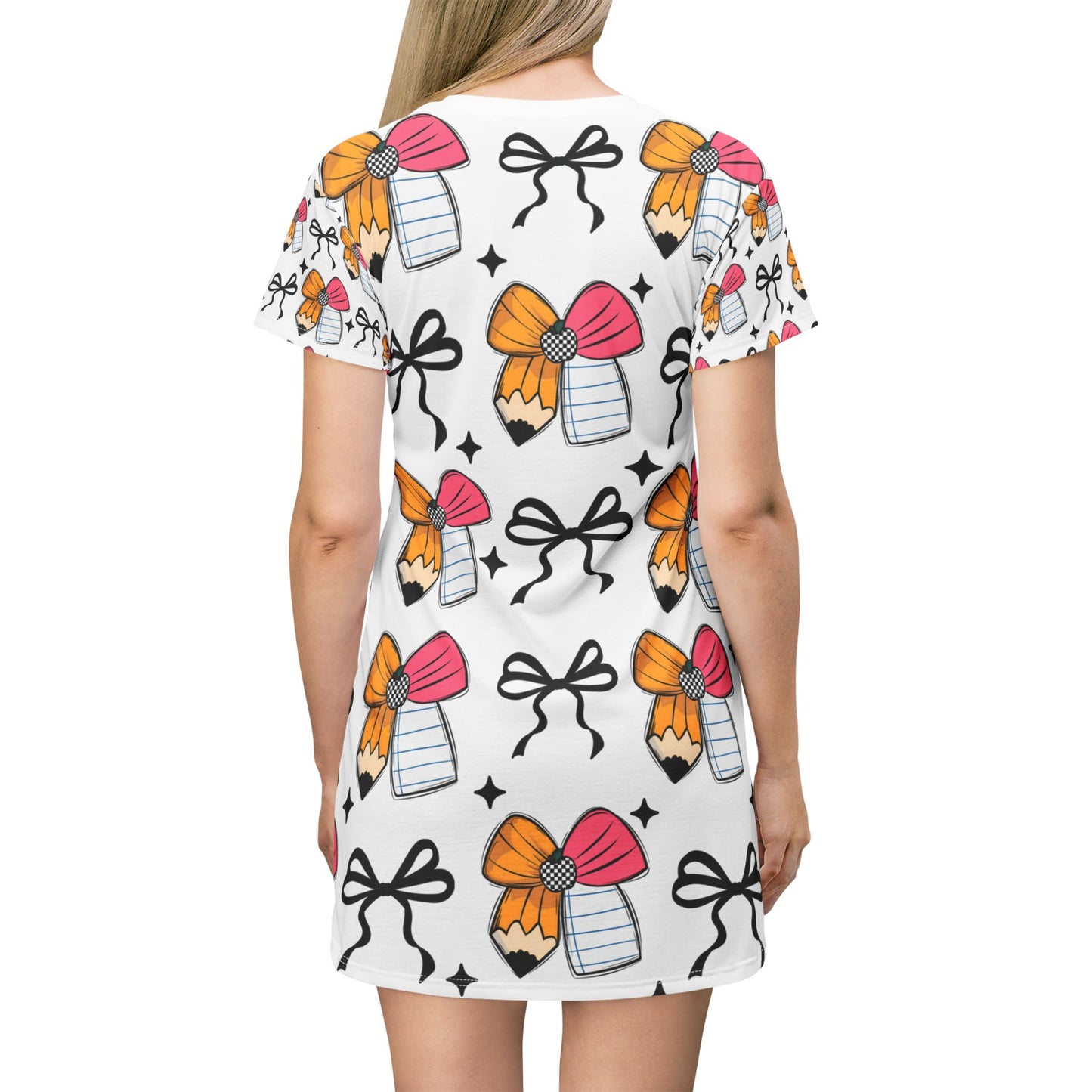 Colorful Bow T-Shirt Dress for Kids β Cute Summer Outfit, Fun Everyday Wear & Party Dress