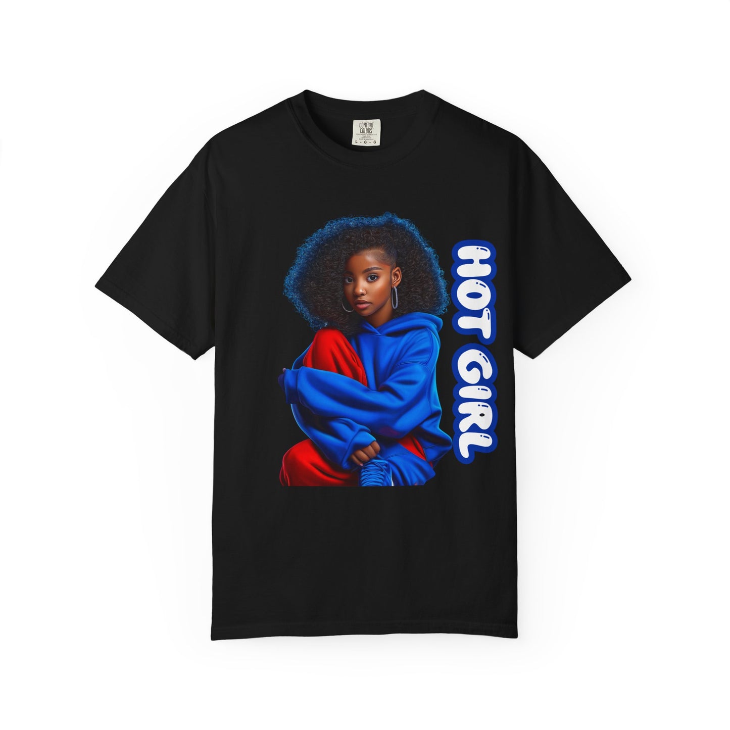 Hot Girl Unisex Garment-Dyed T-Shirt β Trendy Summer Streetwear Tee