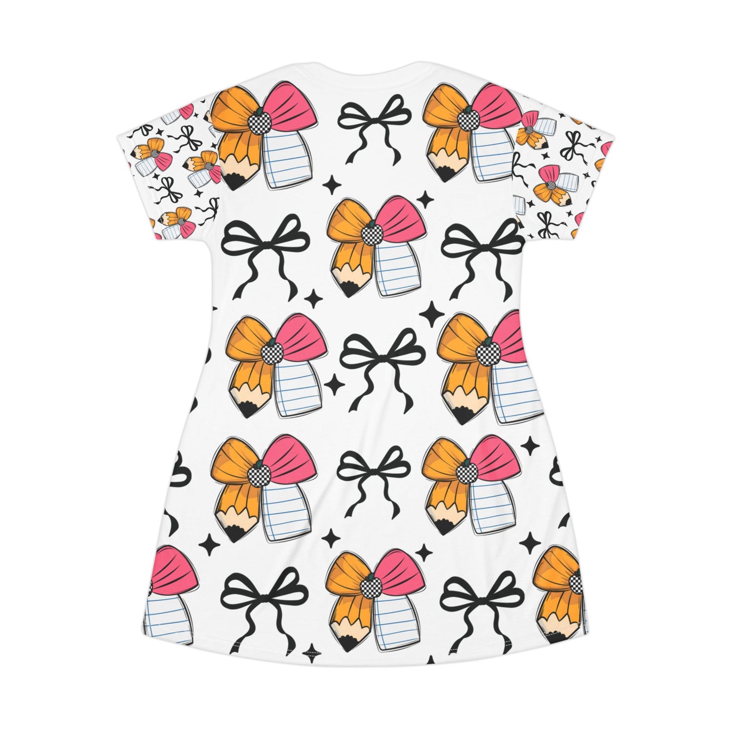Colorful Bow T-Shirt Dress for Kids β Cute Summer Outfit, Fun Everyday Wear & Party Dress