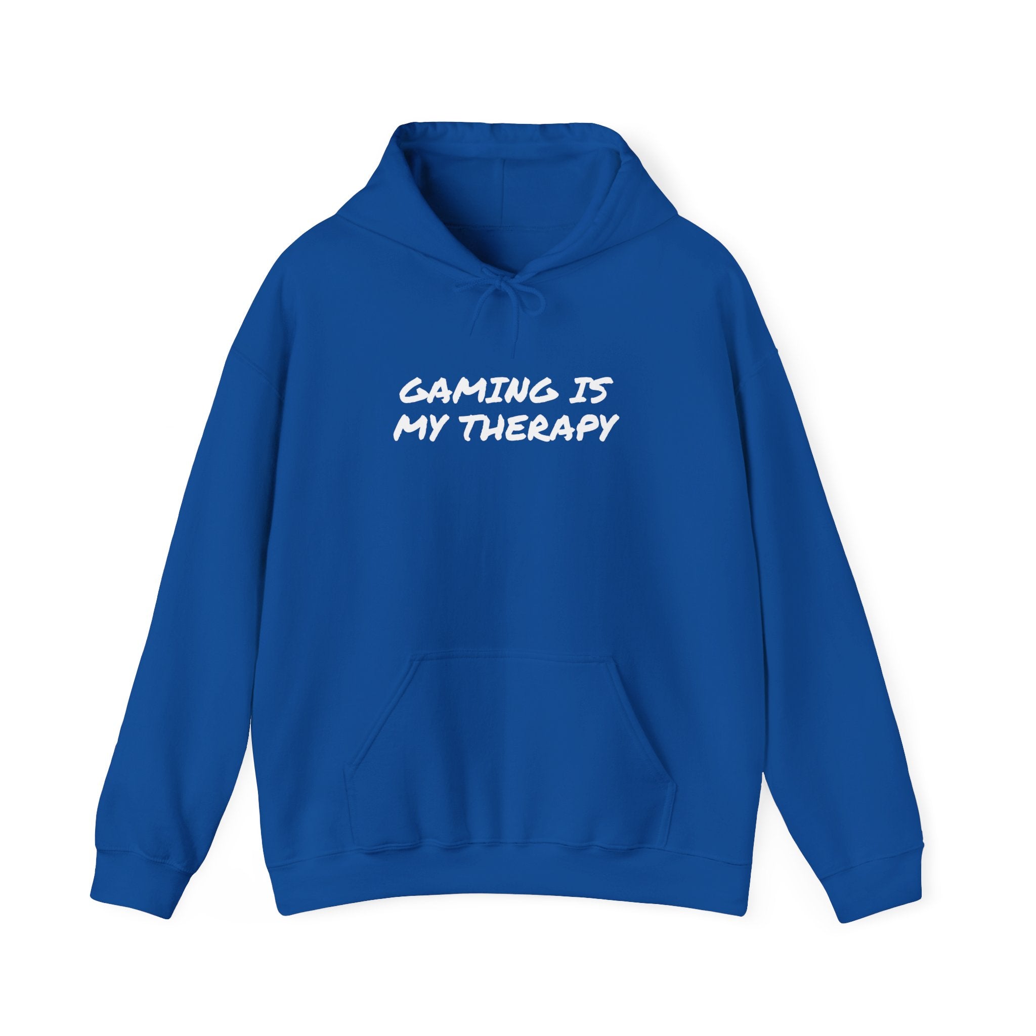 Hoodie — "Gaming Is My Therapy" Gamer Comfort Pullover