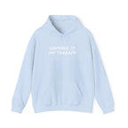 Hoodie — "Gaming Is My Therapy" Gamer Comfort Pullover