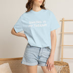 Baking Is My Therapy T‑Shirt — Cream Garment‑Dyed Comfort Tee
