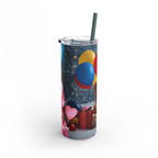 Tumbler Christmas Teddy Bear