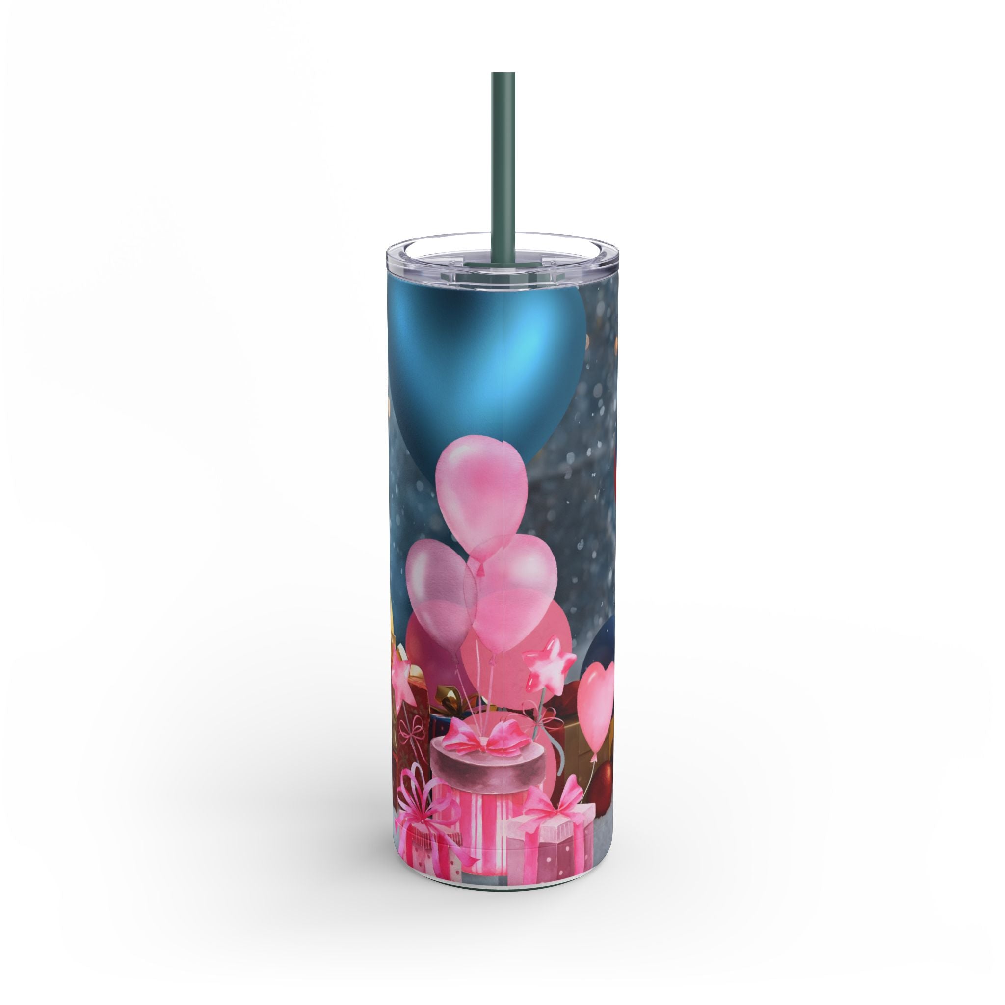 Tumbler Christmas Teddy Bear