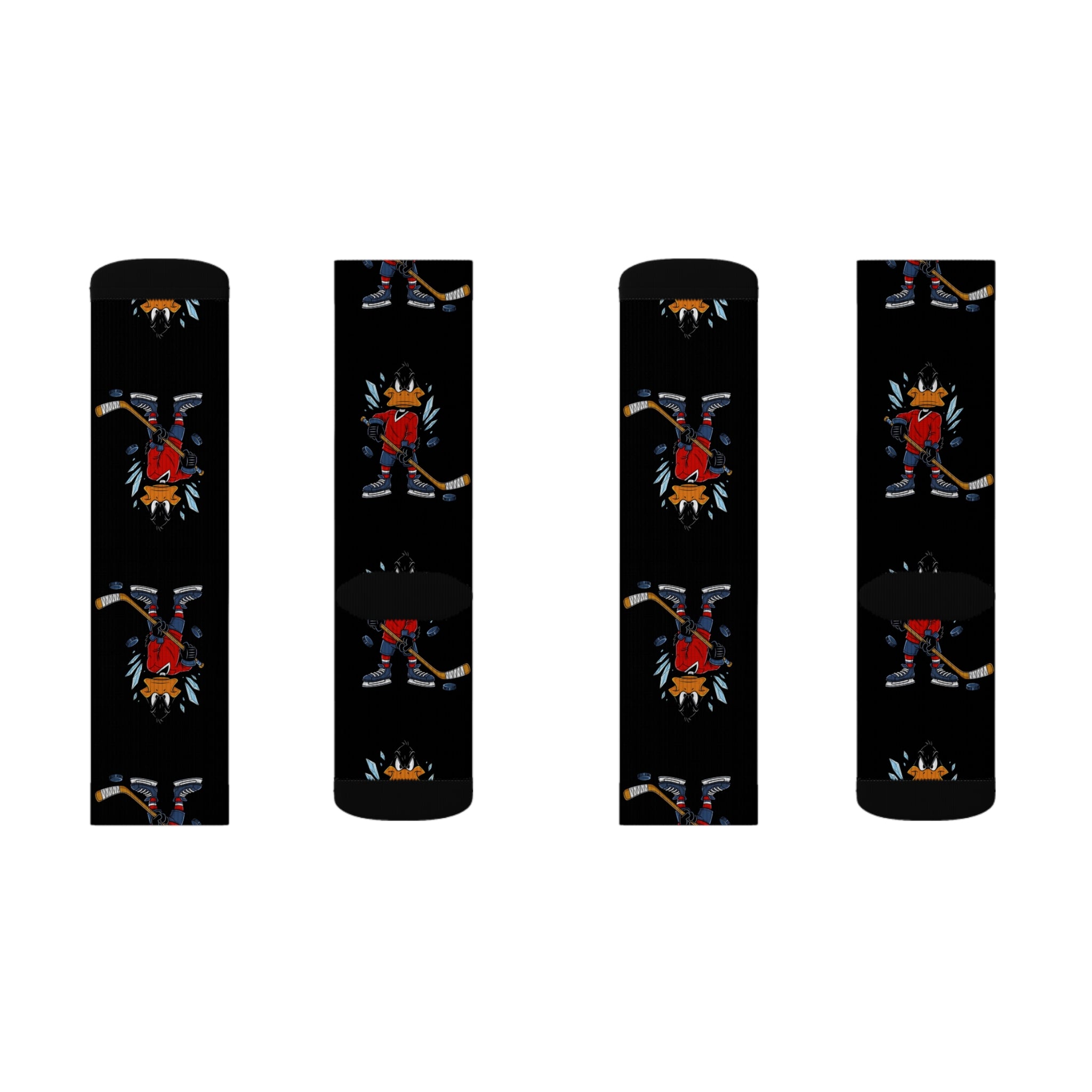 Socks - Daffy Hockey Play Design