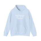 Skateboarding Is My Therapy Hoodie — Skateboard Graphic Pullover for Skate Lovers
