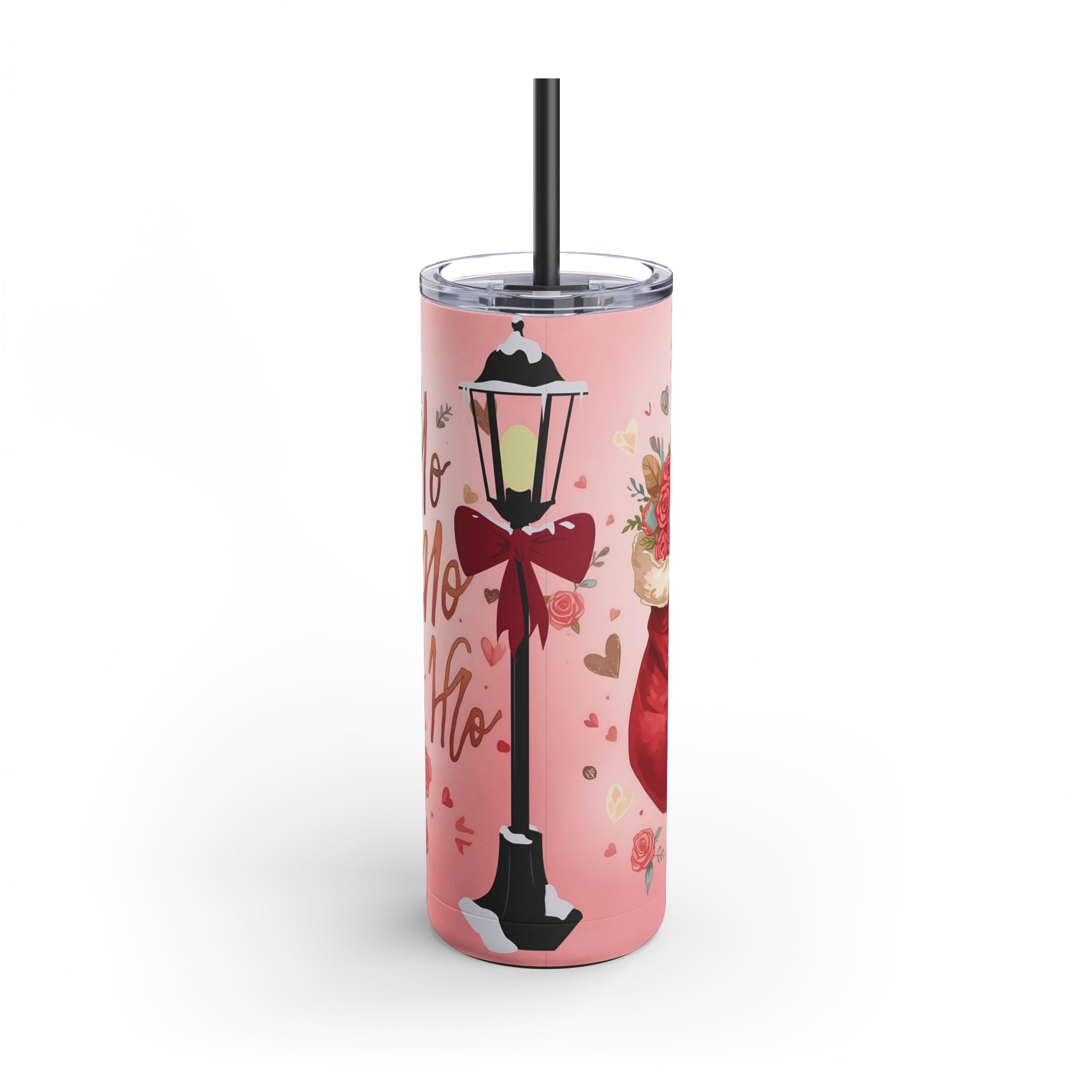 Skinny Tumbler Christmas Santa