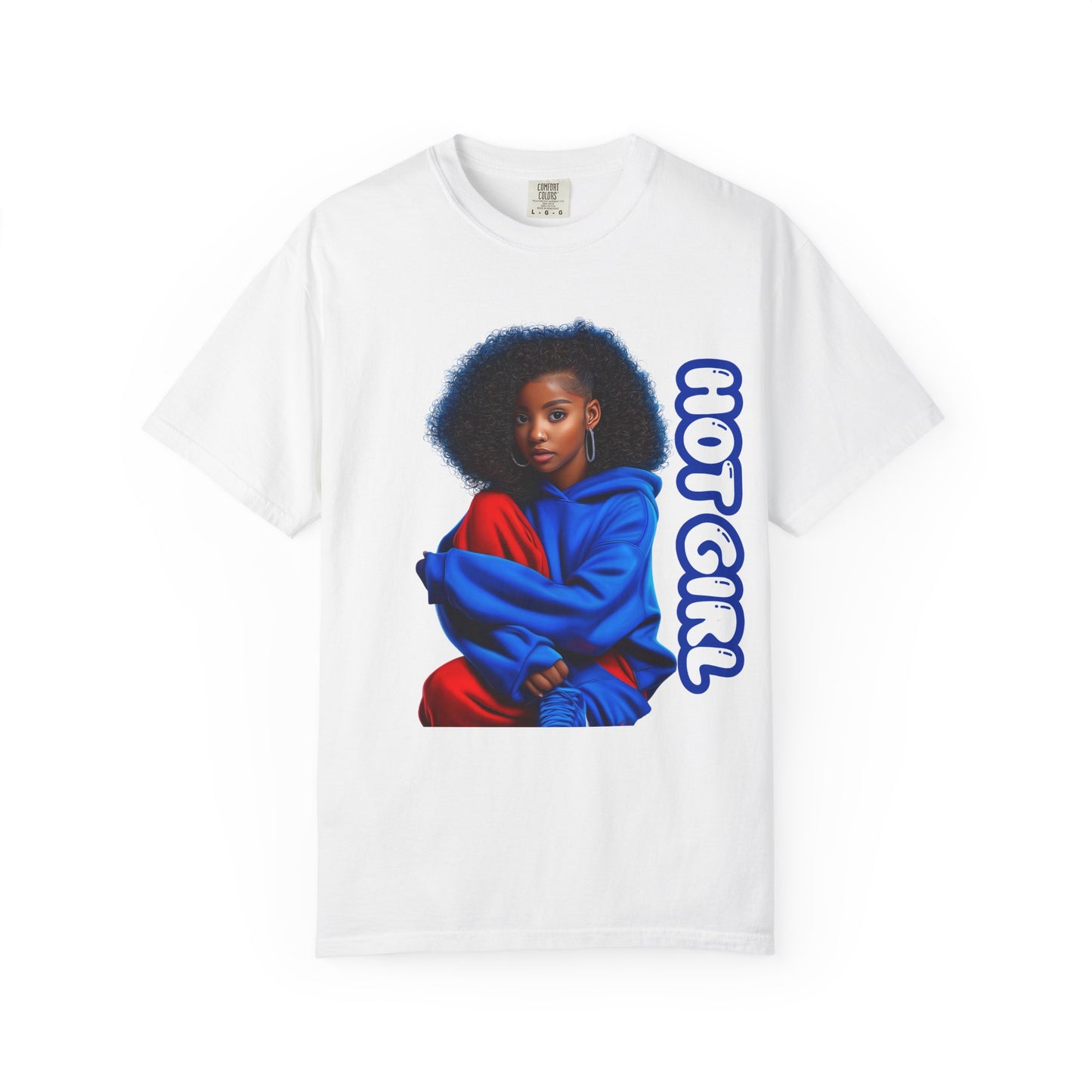 Hot Girl Unisex Garment-Dyed T-Shirt – Trendy Summer Streetwear Tee