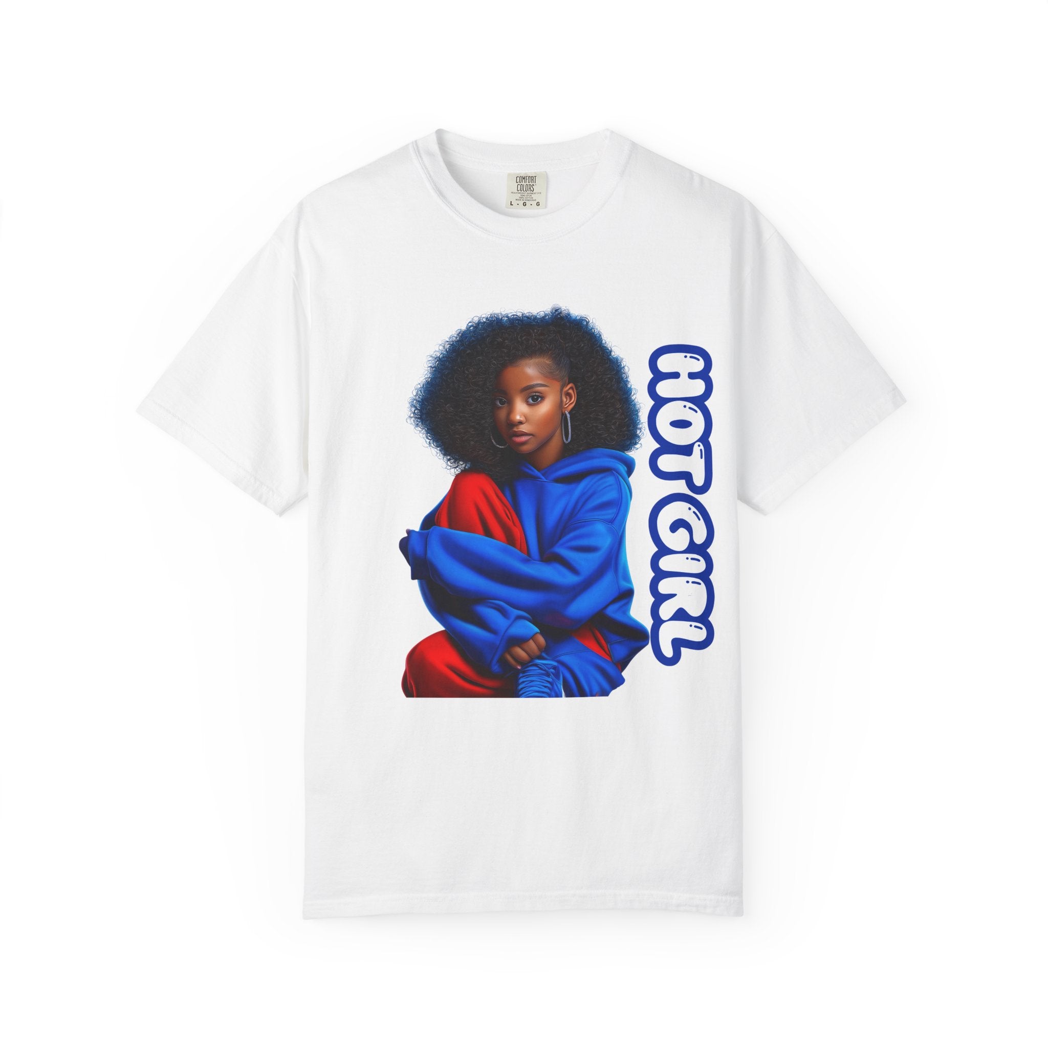 Hot Girl Unisex Garment-Dyed T-Shirt – Trendy Summer Streetwear Tee