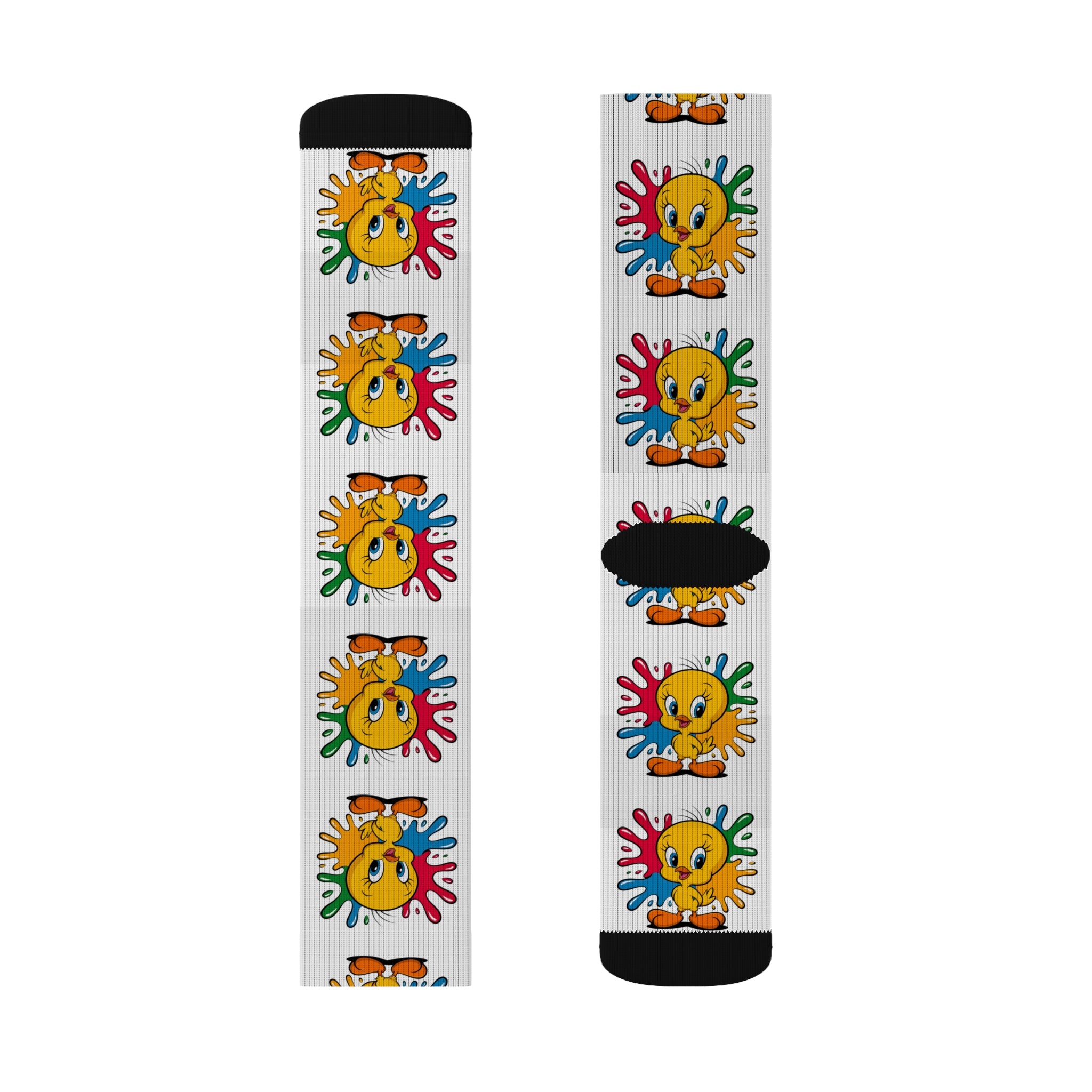 Yellow Bird Socks - Sublimation Socks for Bird Lovers