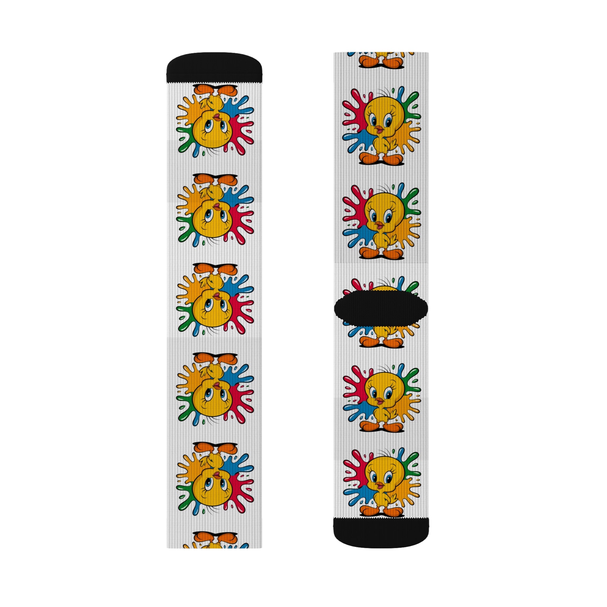 Yellow Bird Socks - Sublimation Socks for Bird Lovers